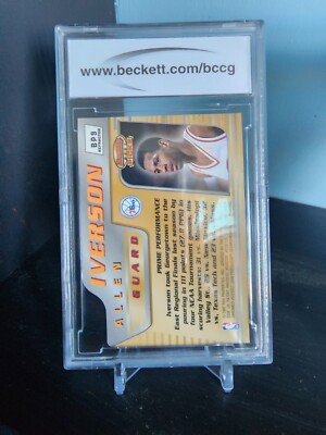 1996-97 Bowman's Best - Picks Refractor #BP9 Allen Iverson