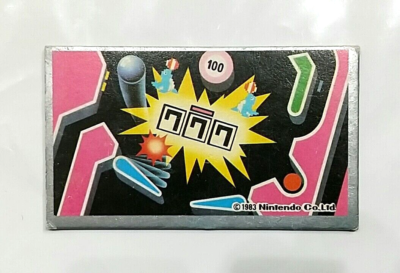 Game Item) Menko, Famicom, 91038, Pinball, EX, Amada, Nintendo