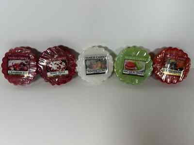 Yankee Candle Wax Tarts 5er Set - Cranberry Ice, Berry Trifle & mehr