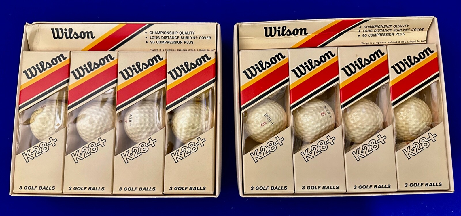 VTG 2 Dozen Wilson K28+ Golf Balls NOS USA K 28+ eBay