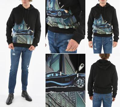 Lanvin x The Batman DC Comics Oversized Hoodie Sweater Kapuzen Sweatshirt Jumper