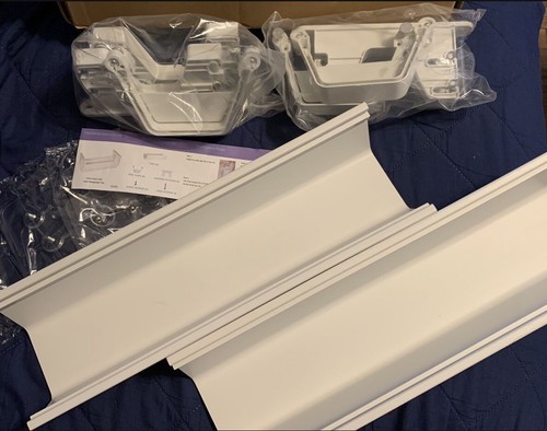 Cable Tray For Under Desk 2 TPack, 15 inch for computer or home entertainment
