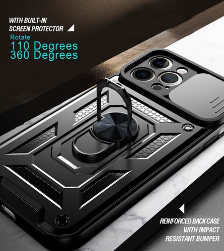 Case For iPhone 15 13 16 Pro 12 14 Pro Max 11 XR 8 7 SE3 Ring Shockproof Cover - Picture 7 of 34