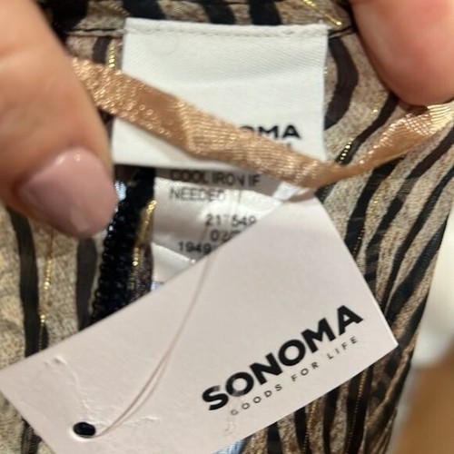 Sonoma animal print open kimono coverup - Picture 5 of 6