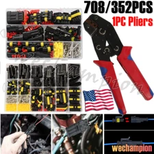 708Pcs 1-6 Pin Car Automotive Wire Connector Plug Kit Waterproof Electrical Set