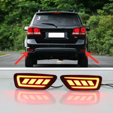 For Dodge Journey 2013-2016 Led Rear Fog Light Tail Bumper Light Sets 2pcs