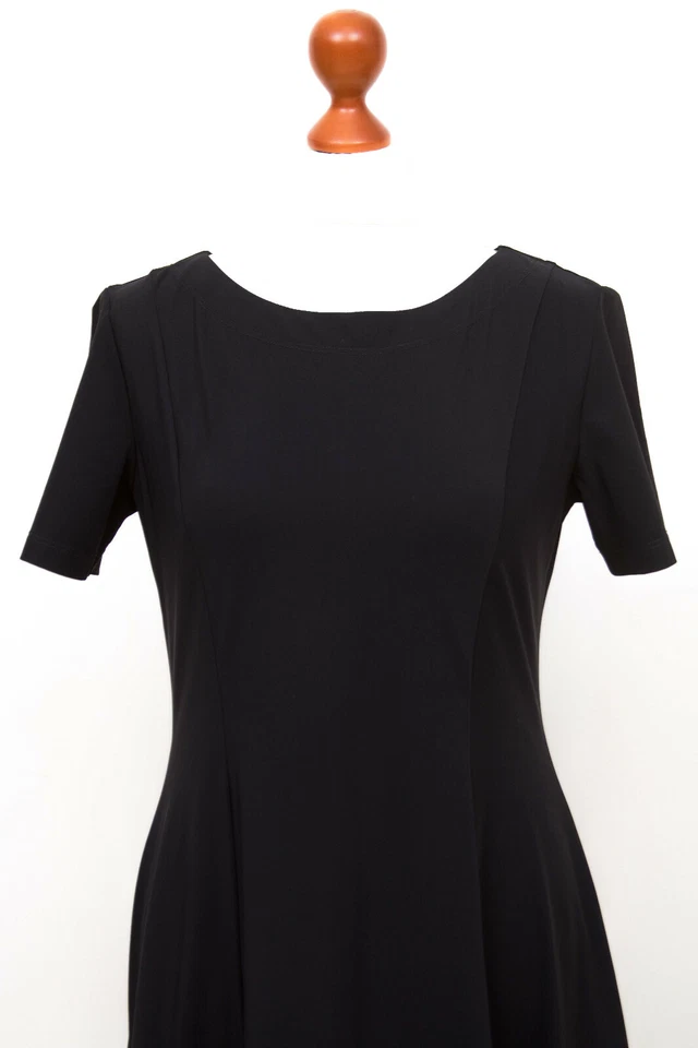 Damen ELEMENTE CLEMENTE Schwarz Kurzarm Kleid Größe 1  7082 - Bild 2 von 4