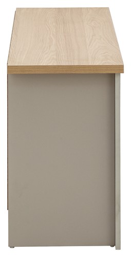 Lancaster Simple Shoe Bench Hallway Bedroom Storage Rack Bench Seat Grey - Picture 9 of 9