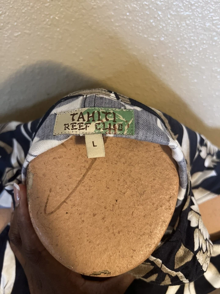 Maxi Vestido Vaina Floral Tahiti Reef Club Sin Mangas Talla L Foto 3 de 4