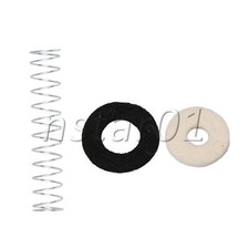 Trumpet Piston Spring Felt Washers Spit Valve Cork Pad Valve Guides Set of 24