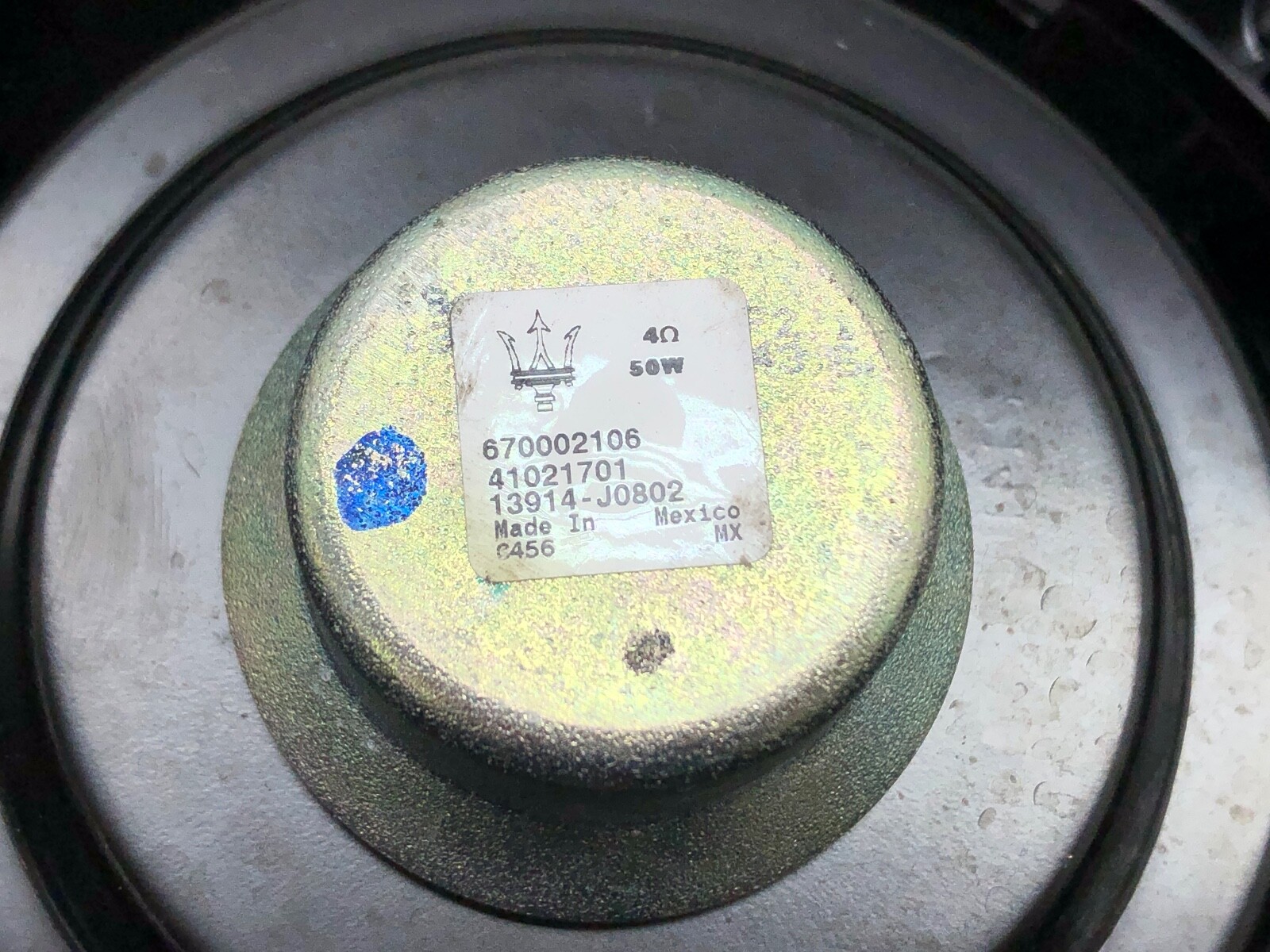 2014-2021 MASERATI QUATTROPORTE REAR DOOR SPEAKERS X2 OEM.