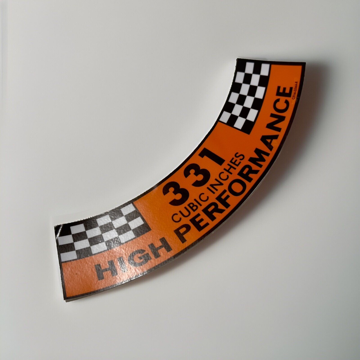 331 Stroker Air Cleaner Decal for Vintage 1960s Ford Mustang