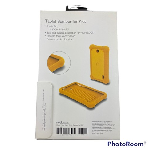 Nook Tablet Bumper for Kid Tablet 7" Citrus Orange Color New Barnes and Noble - Picture 2 of 2