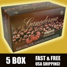 Ganoderma 4 in 1 Coffee w/ creamer - 5 box (100 ct) - Free Shipping!