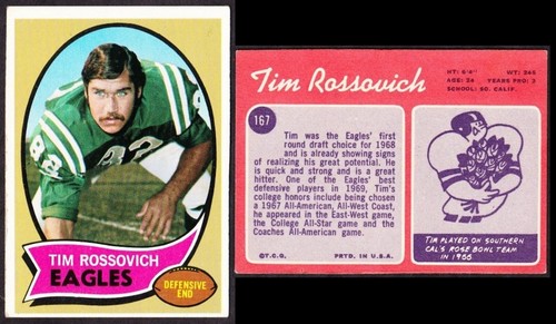 1970 NFL Topps single cards - Picture 135 of 216