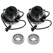 Front and Rear Wheel Bearings & Hubs Kit Timken For Blazer Jimmy 4WD 4-Wheel ABS