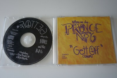 PRINCE: GET OFF. 3-TRACK GERMAN CD SINGLE