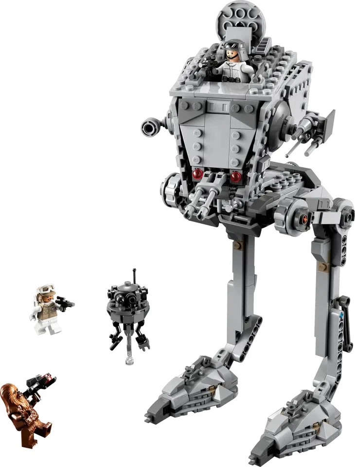 LEGO Star Wars Hoth AT-ST Walker 75322 - Chewbacca Minifigure and Droid - Image 4 of 4