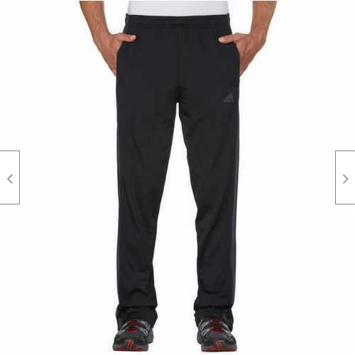 Adidas Men s Trico Zip Pant 3 Stripe Ankle Zip Drawstring Size XL