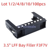 LOT FOR DELL EMC POWEREDGE R540 R740 R740xd LFF 3.5" HDD BAY FILLER F3F7V 0F3F7V