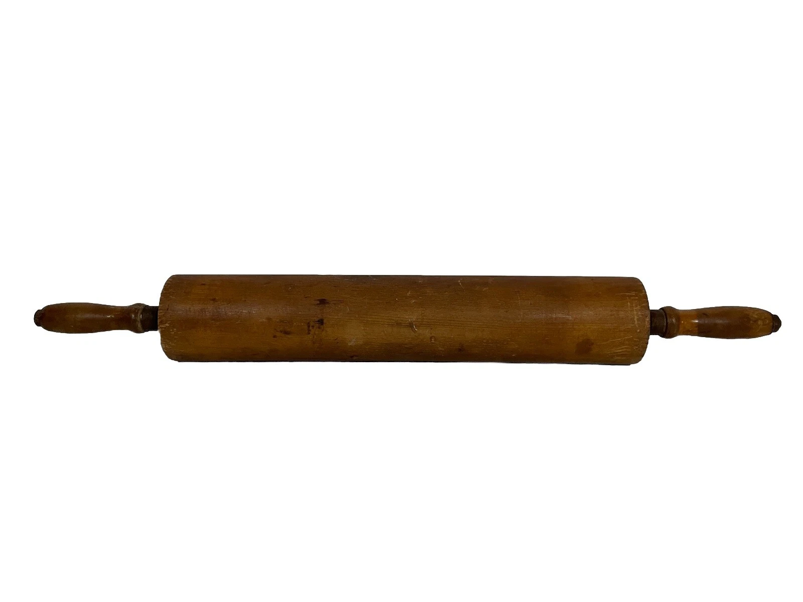 Vintage KAUAN Wood Rolling Pin Large Baking 28" 18" Solid 1930s 1940s Homestead
Opens in a new windo