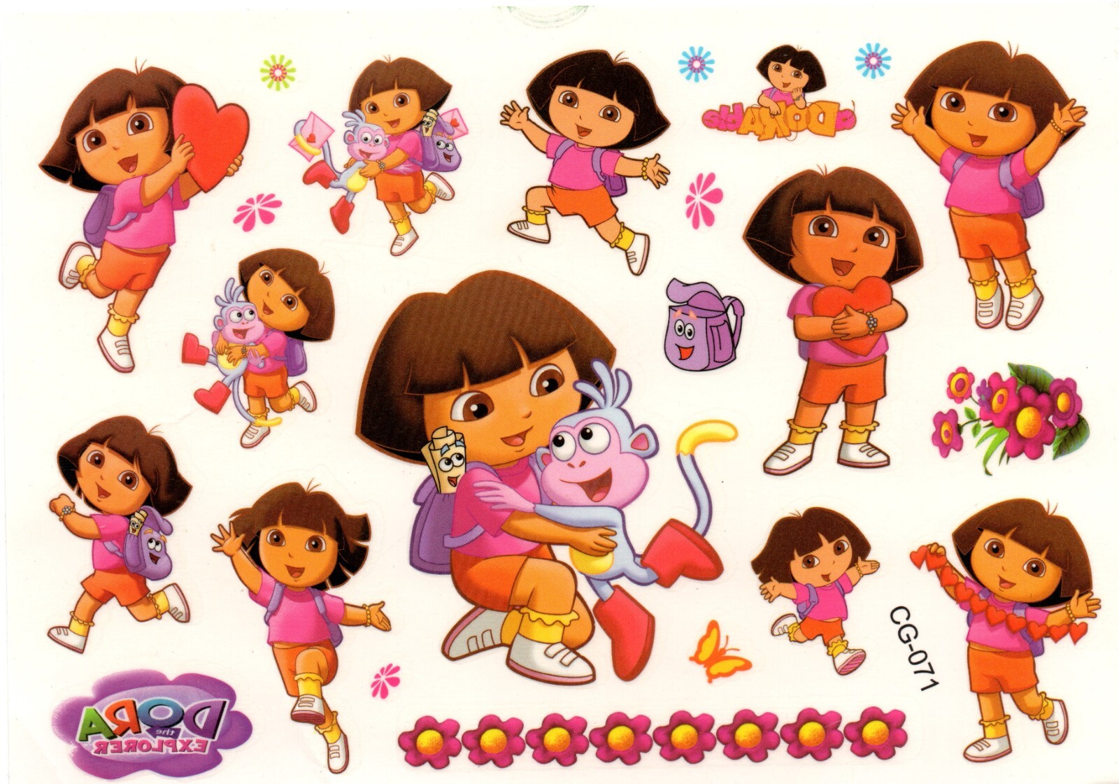 Dora the Explorer + My Little Pony Temporary Body Tattoo - Children ...