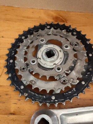 Shimano Deore LX m569 Crankset 175mm 42/32/22 | eBay
