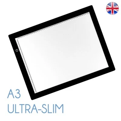 PHOTOLUXE A3 LED Ultra Slim Art Craft Drawing Tracing Tattoo Light Box Pad Board Lightbox