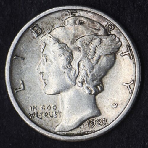 1928-P Merkur Silber Groschen 10C - COINGIANTS -