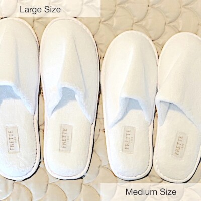 Luxurious Frette Disposable Hotel Guest Slippers in Lots of  display picture 1