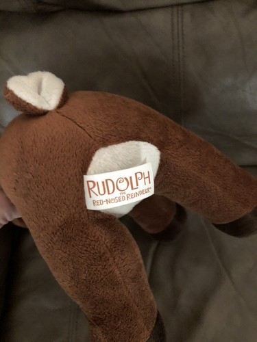 Rudolph Cervo Naso Rosso Renna Selvatica Peluche Imbottito - Foto 7 di 9