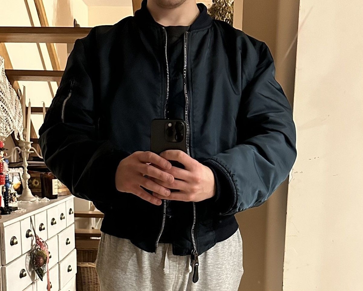 希少 TALL MA-1 ALPHA 90s USA製 LARGE 90s Alpha Industries Ma1 Flyer Two-sided Bomber Jacket | eBay