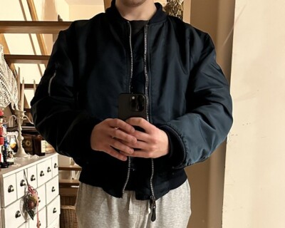 90s Alpha Industries Ma1 Flyer Two-sided Bomber Jacket | eBay