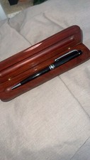 Mont Blanc Meisterstuck Platinum Silver Rollerball pen + MontBlanc Box