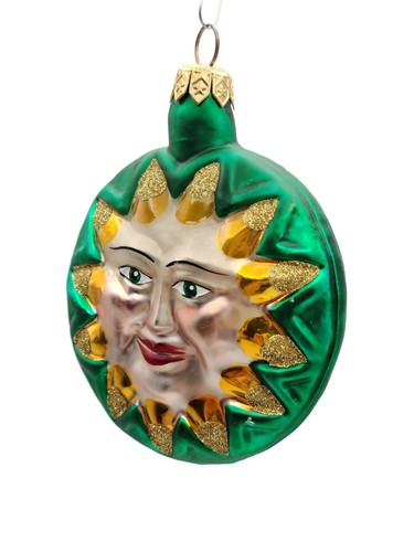 Patricia Breen Sonnenblume Sonne grün blaue Augen Sommer maritim Weihnachtsschmuck - Bild 4 von 8
