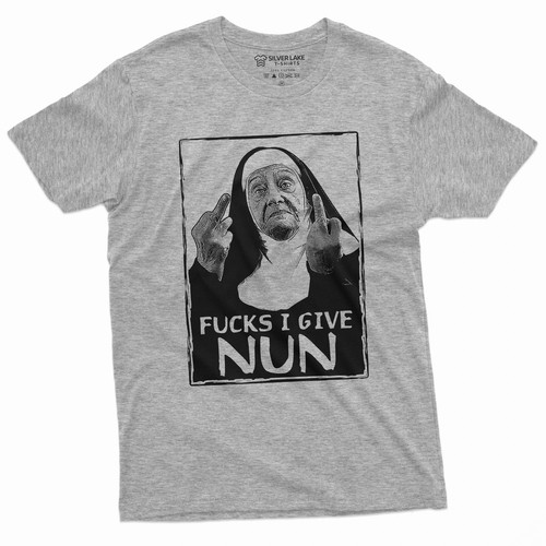 Camicia uomo divertente nun camicia f*CKS I give nun camicia regali umoristici camicia unholy - Foto 5 di 8