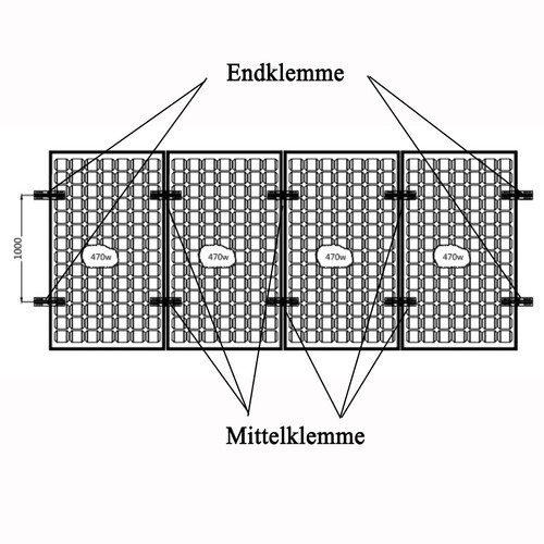 Supporto pannello solare 40 cm impianto fotovoltaico lamiera trapezoidale guida di fissaggio montaggio DHL - Foto 7 di 18