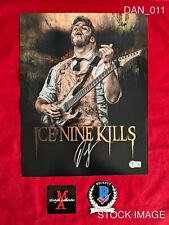 DAN SUGARMAN ICE NINE KILLS SIGNED 11x14 PHOTO! BECKETT! WELCOME TO HORRORWOOD! DAN SUGARMAN ICE NINE KILLS SIGNED 11x14 PHOTO! BECKETT! WELCOME TO HORRORWOOD!