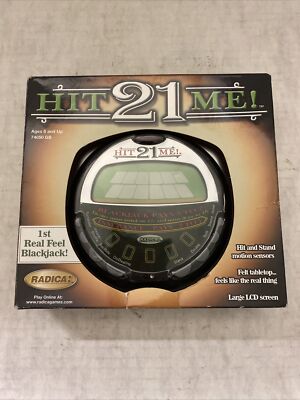 Hit Me 21 Handheld Blackjack Electronic Game by Radica for sale