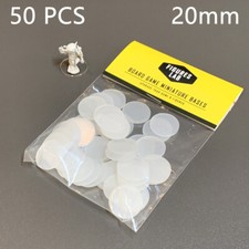 50 pcs 20mm Miniature Bases Fit Dungeons  Dragon D D RPG Board wars Game figure