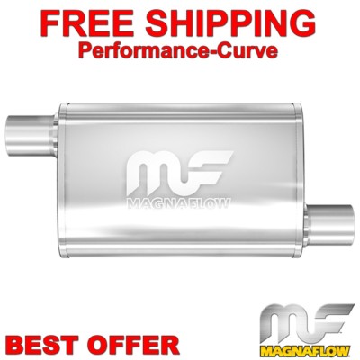 4x9 Oval 14/" Body MagnaFlow Muffler SS 11215 2.25 C//C