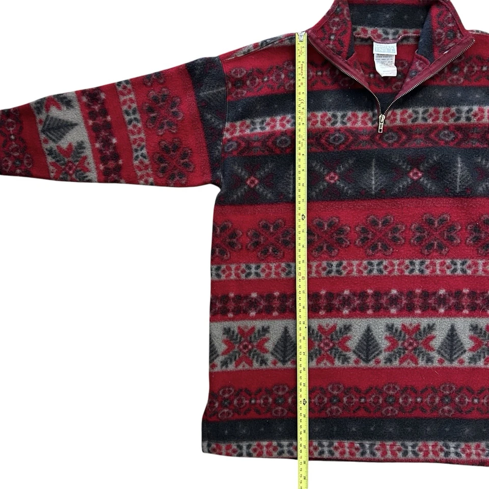 Vintage MODA INT'L Women’s Pullover Sweater - Small Fair Isle Floral Winter - Image 4 of 4