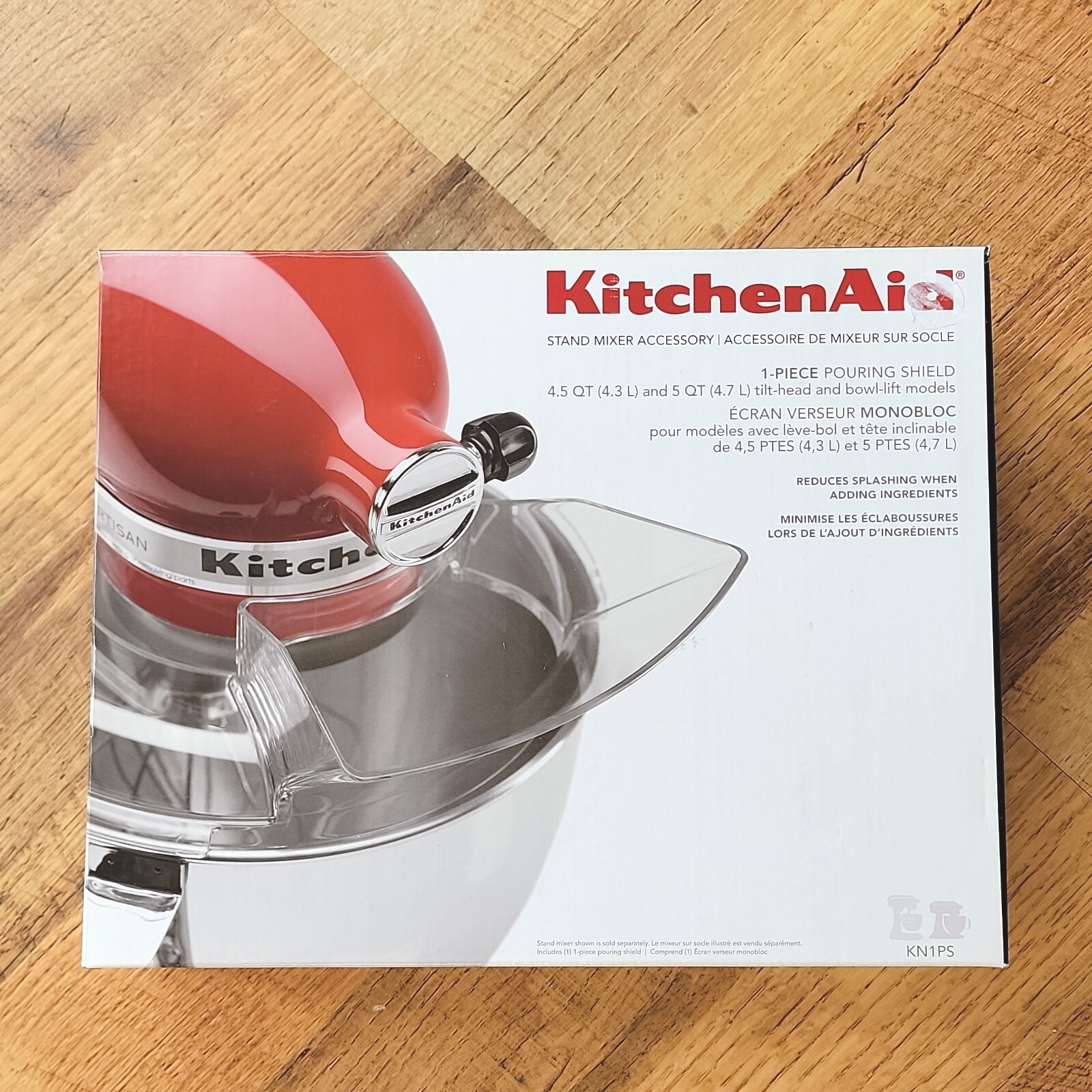 KitchenAid KN1PS 4.8L Pouring Shield with Original Packaging