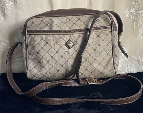 Bally Swiss Vintage Monogram Crossbody Shoulder