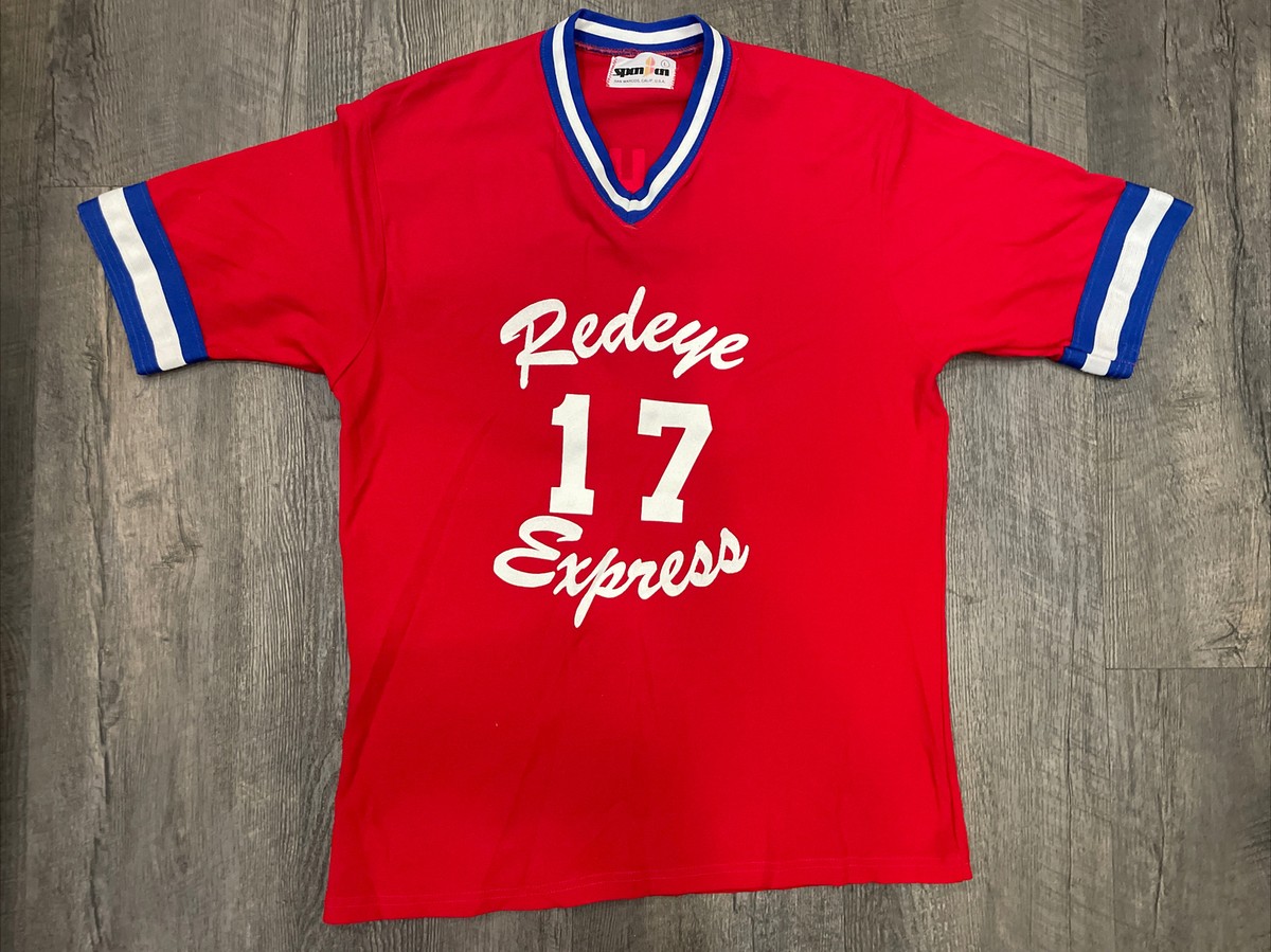 Vtg Spanjian Label - Baseball V-Neck Jersey Made In San Marcos CA