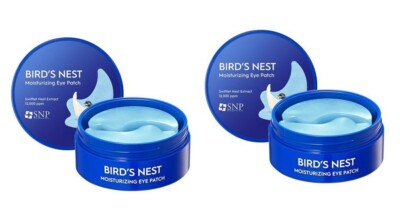 SNP Bird's Nest Moisturizing Eye Patch 60ea x 2 - Hydrating & Firming K-Beauty