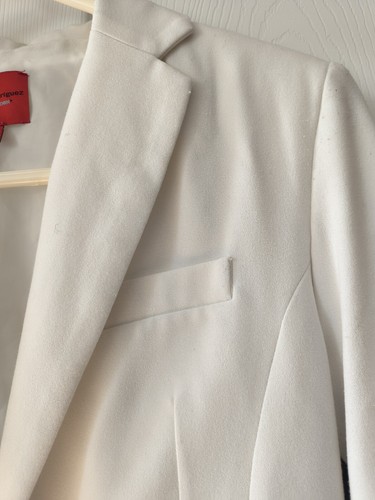 narciso rodriguez for Design Nation Women's Blazer Sz 8 Black White - Picture 5 of 7