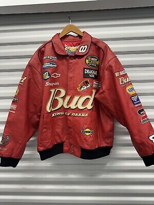 Vintage Jeff Hamilton Chase Leather Jacket Dale Earnhardt JR Vintage Jeff Hamilton Chase Leather Jacket Dale Earnhardt JR