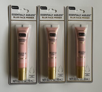 X3 b-pure Essentially Ageless Blur Face Primer Hyaluronic Acid & Vitamin E NEW