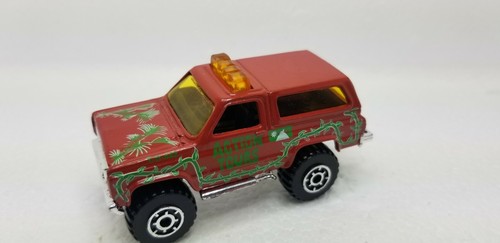 Matchbox 2000 CHEVROLET BLAZER 4x4 Action Tours from On Tour Series Red MB129 - Afbeelding 1 van 11